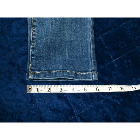 EUC Aeropostale Jeans 2 Women Regular Size Blue Denim Low Rise Curvy Skinny - Picture 7 of 13